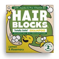 Shower Blocks Hair Blocks Solid Shampoo - Lemon & Rosemary - All hair types
