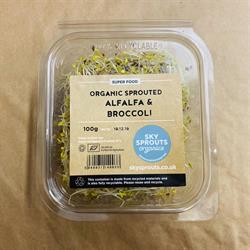 Skysprouts Organic Sprouted Alfalfa & Broccoli 100g