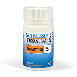 Schuessler Combination 5 Tissue Salts 125 Tablets