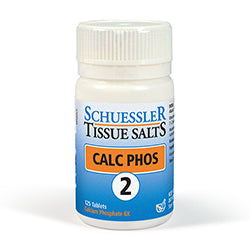 Schuessler No 2 Calc Phos Tissue Salts 125 Tabs