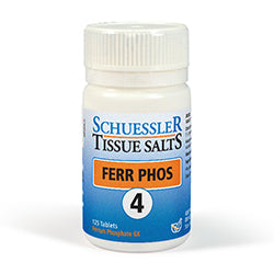 Schuessler No 4 Ferr Phos Tissue Salts 125 Tablets