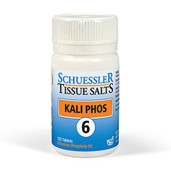 Schuessler No 6 Kali Phos Tissue Salts 125 Tablets