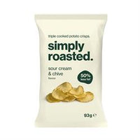 Simply Roasted Simply Roasted Sour Cream & Chive Crisps 93g