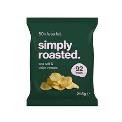 Simply Roasted Simply Roasted Sea Salt & Cider Vinegar Crisps 21.5g