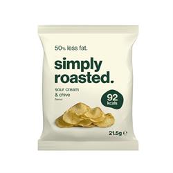 Simply Roasted Simply Roasted Sour Cream & Chive Crisps 21.5g