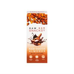 Snacksy Snacksy Raw Chocolate Alternative Almonds with Lucuma Bar 40g