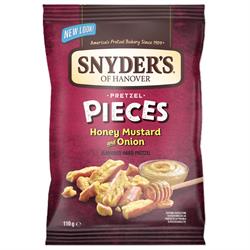 Snyders Snyder's Pretzel Pieces Honey Must & Onion 110g