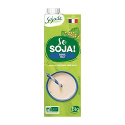 Sojade Org Mild Soya Drink + Apple Juice Soya Drink 1ltr (Blue)