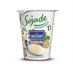 Sojade Organic Greek Style Vanilla Soya Yoghurt Alternative 400g