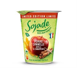 Sojade Organic Cinnamon & Apple Soya Yogurt 400g - limited edition