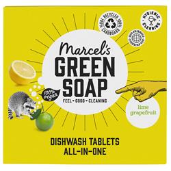 Marcels Green Soap Marcels Dishwash Tabs Grapefruit & Lime - 25 tablets