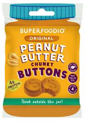 Superfoodio Peanut Butter Buttons - Original 20g