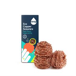 Seep Seep Recyclable Copper Scourers - Pack of 3