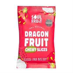 Soul Fruit Soul Fruit - Soft Dried Dragon Fruit Slices 30g