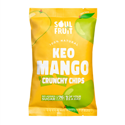 Soul Fruit Soul Fruit - Freeze Dried Mango Crisps 20g
