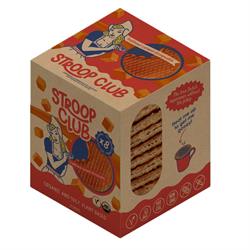 Stroop Club Plant Base Traditional Caramel Stroopwafel 8-pack 240g