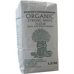 Stoates Flour Organic Stoneground Strong White Bread Flour