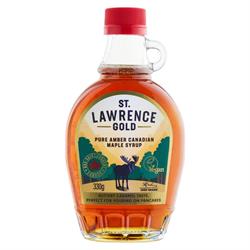 St Lawrence Gold Grade A Amber Colour Rich Taste Maple Syrup 330g