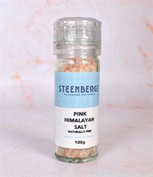 Steenbergs Pink Himalayan Salt in Grinder Jar 100g