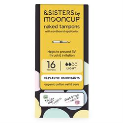 AND SISTERS Organic Cotton Eco-applicator Tampons | Light/Regular Absorbency