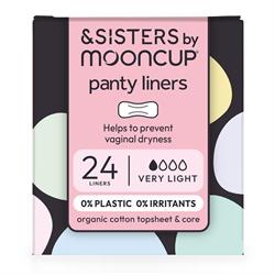 AND SISTERS Organic Cotton Bio-wrapped Liners | Unscented | (24 pack)