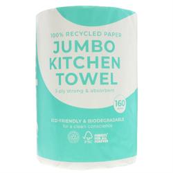 Suma Ecoleaf Jumbo Kitchen Towel 160 Sheet Pack