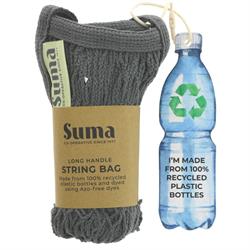 Suma String Bag-Large Handles-Charcoal- 1 bag