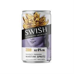 Swish Cocktails Naughty Passion Martini Spritz Zero 0% ABV 150ml