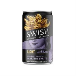 Swish Cocktails Naughty Passionfruit Martini Spritz Light 5% ABV 150ml