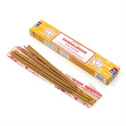 Satya Satya Sandalwood Incense sticks 15g Pack.