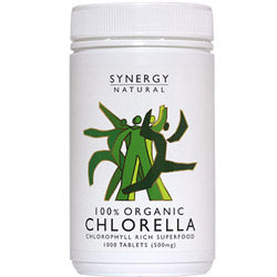 Synergy Natural Organic Chlorella 1000 Tablets