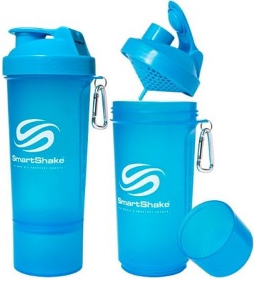 SmartShake, Seria Slim, Neon Blue - 500 ml.
