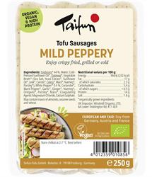 Taifun Taifun Organic Sausages Mild Peppery 250g