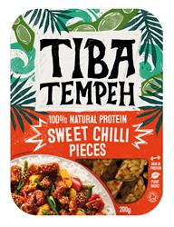 Tiba Tempeh Tiba Tempeh Sweet Chilli Pieces 200g