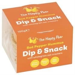 The Happy Pear Dip & Snack Red Pepper Hummus 100g