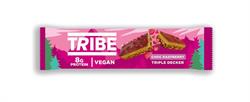 Tribe Triple Decker Chocolate Raspberry Plant Protein Bar 40g