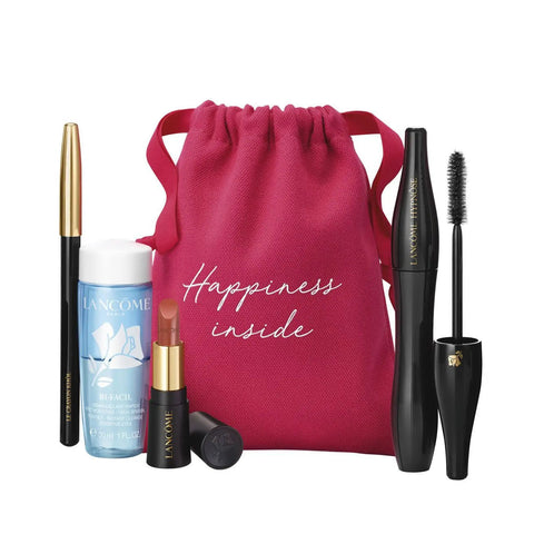 LANCOME SET: MASCARA 6.2ML NO1 BLACK + LIPSTICK