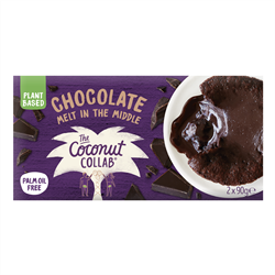 The Coconut Collaborative Dairy Free Chocolate Melt in the Middle Pudding 2x90g