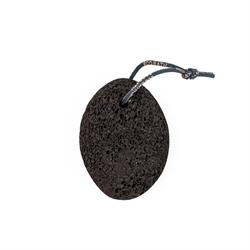 The Eco Bath Natural Pumice Stone Black with Rope - 1 Unit