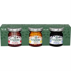 Frutteto Italia Frutteto Italia TRIO Christmas Gift Set of Organic Fruit Spreads 3 x 40g