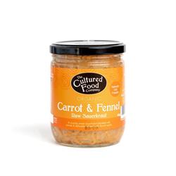 The Cultured Food Company Organic Carrot & Fennel Sauerkraut 400g