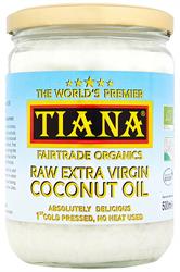Tiana TIANA Fairtrade Organics Raw Extra Virgin Coconut Oil UK no.1