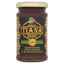 Tiana TIANA Fairtrade Organics Raw Active Wild Forest Honey 12+ 250g