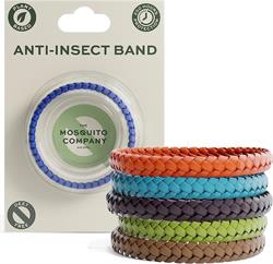 The Mosquito Company Leather Mosquito Repellent Wristband - 1 unit