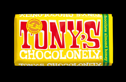 Tonys Chocolonely 32 % Almond Honey Nougat Chocolate Bar 180g