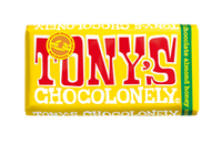 Tonys Chocolonely 32 % Almond Honey Nougat Chocolate Bar 180g