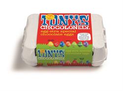 Tonys Chocolonely Easter Egg Assortment (12 eggs in box) 150g