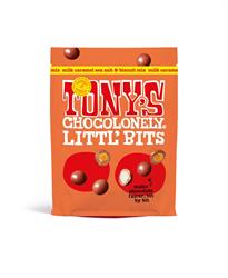 Tonys Chocolonely Tony's Chocolonely Littl' Bits Milk Cara Sea Salt & Biscuit 100g