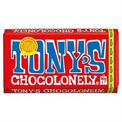 Tonys Chocolonely Tonys Chocolonely Milk Chocolate Bar 90g