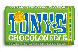 Tonys Chocolonely Dark Almond Sea Salt Choc Bar 90g